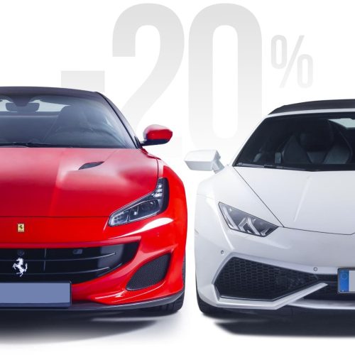 Test Drive Ferrari Portofino + Lamborghini Huracán LP610-4 Spyder