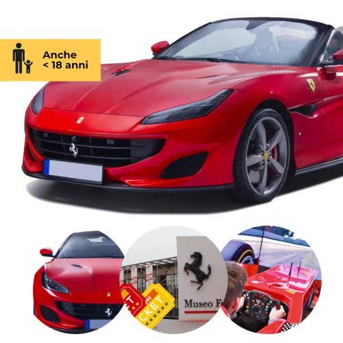 Pack Test drive Ferrari + Musei Ferrari + Simulatore F1