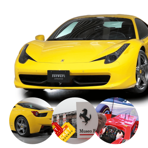 Pack Test drive Ferrari 458 Italia + Musei Ferrari + Simulatore F1